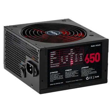 FUENTE ALIMENTACION NOX NX650 650W ATX NEGRO NOX - 1