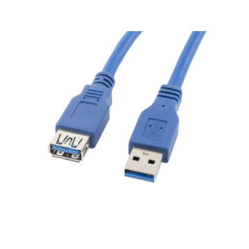 CABLE ALARGADOR LANBERG USB 3.0 MACHO HEMBRA 1.8M AZUL Lanberg - 1