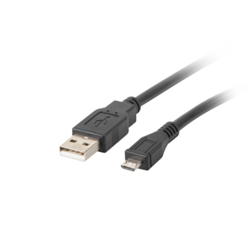CABLE USB LANBERG 2.0 MACHO/MICRO USB MACHO 1M NEGRO Lanberg - 1