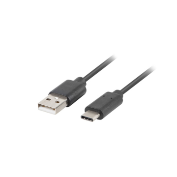 CABLE USB LANBERG 2.0 MACHO/USB C MACHO 0.5M NEGRO Lanberg - 1