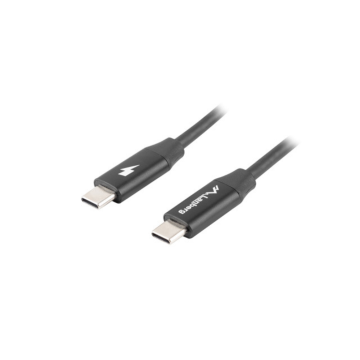 CABLE LANBERG USB C MACHO/MACHO 0.5M QUICK CHARGE NEGRO Lanberg - 1