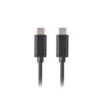 CABLE LANBERG USB C 3.1 GEN 1 MACHO/MACHO 0.5M NEGRO Lanberg - 1