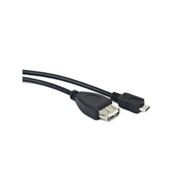 CABLE USB LANBERG MICRO M A USB-A F 2.0 OTG NEGRO 15CM OEM Lanberg - 1