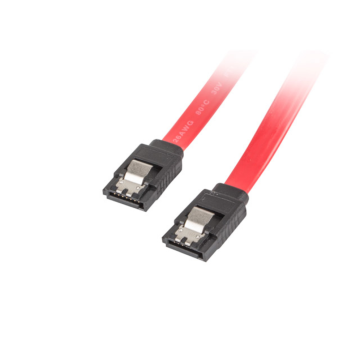 CABLE SATA III LANBERG 6GB/S HEMBRA HEMBRA CLIP METAL 0.5M Lanberg - 1