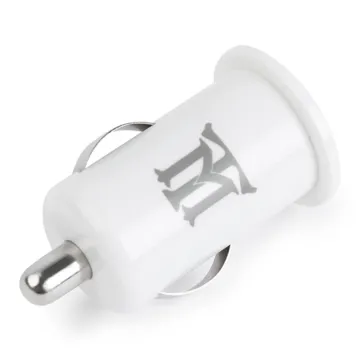 CARGADOR USB MAILLON COCHE BASIC 2,1A BLANCO 1 CONECTOR Maillon Technologique - 1