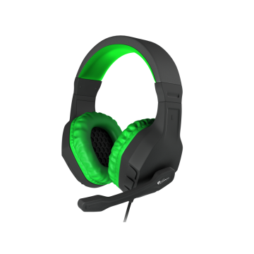 AURICULARES GAMING GENESIS ARGON 200 2.0 MINI JACK NEGRO-VERDE Genesis - 1