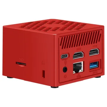 MINIPC LEOTEC INTEL N100 8GB 128GB M.2 WIN11 PRO PRE-INSTAL ROJO Leotec - 1