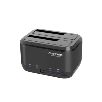 DOCKING STATION NATEC KANGAROO DUAL USB 3.0 SATA NEGRA NATEC - 1