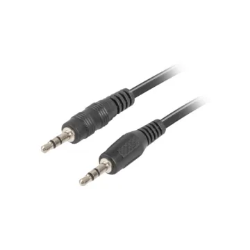 CABLE ESTEREO LANBERG JACK 3.5MM MACHO/JACK 3.5MM MACHO 2M NEGRO Lanberg - 1