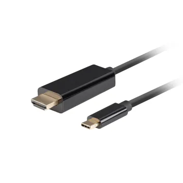 CABLE USB-C A HDMI LANBERG MACHO/MACHO 4K 60HZ 3M NEGRO Lanberg - 1