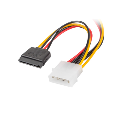 CABLE LANBERG ALIMENTACION MOLEX MACHO A 2X SATA HEMBRA 15 CM Lanberg - 1