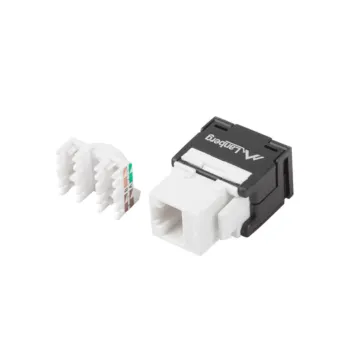 CONECTOR KEYSTONE LANBERG CAT.6 UTP RJ45 180º TOOLLESS Lanberg - 1