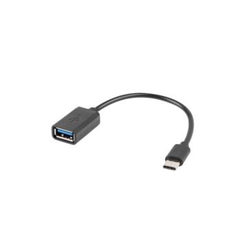 ADAPTADOR LANBERG OTG USB-C(M) A USB-A 2.0 (H) 15 CM NEGRO Lanberg - 1