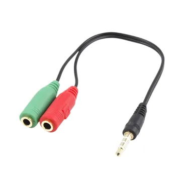 ADAPTADOR PARA AURICULARES DE PC, 1X 3,5 AUX 4-PIN 2X 3,5 MM AUX 3-PIN F. EWENT - 1