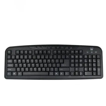 TECLADO MULTIMEDIA EWENT NEGRO CON DISEÑO PT (USB). EWENT - 1