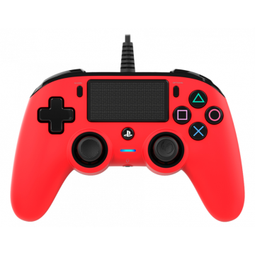 GAMEPAD NACON OFICIAL PS CON CABLE COMPACT ROJO PS4 Nacon - 1