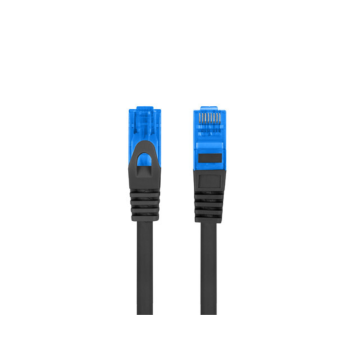 CABLE RED LANBERG LATIGUILLO CAT.6A S/FTP LSZH CCA 20M NEGRO FLUKE  PASSED Lanberg - 1