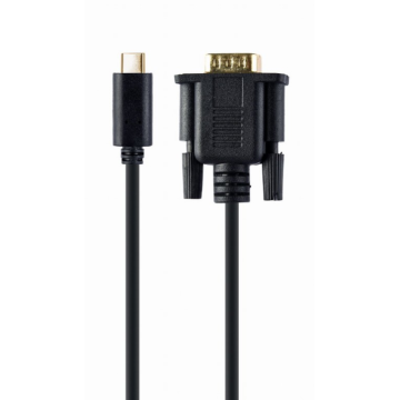 ADAPTADOR USB C A VGA M 2 M NEGRO BLISTER Gembird - 1