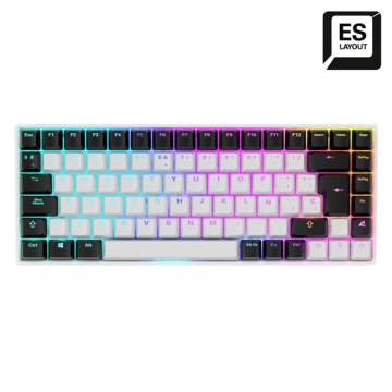 TECLADO SHARKOON SKILLER SGK50 S3 ES BLANCO Sharkoon - 1