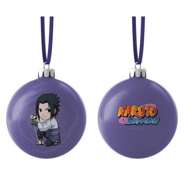 Bola de Natal Chibi Sasuke Naruto Shippuden SD TOYS - 1