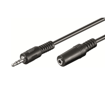 CABLE DE AUDIO ESTEREO DE 3,5 MM M A 3,5 MM F DE 3,0 METROS. EWENT - 1