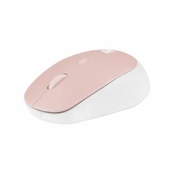 RATON NATEC HARRIER 2 OPTICO INALAMBRICO 1600DPI BLUETOOTH 5.1 ROSA/BLANCO NATEC - 1