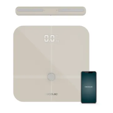 BASCULA DE BAÑO CECOTEC SURFACE PRECISION 10600 SMART HEALTHY PRO BEIGE Cecotec - 1