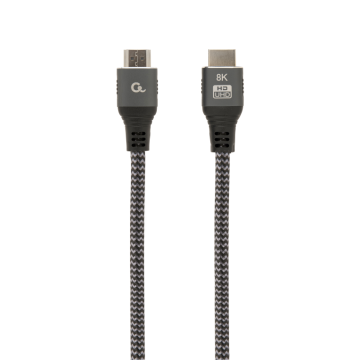 CABLE TRENZADO HDMI 2.1 8K 60HZ GEMBIRD SELECT PLUS SERIES CON ETHERNET 1M NEGRO Gembird - 1