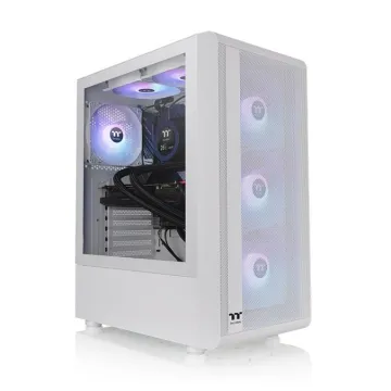 CAJA THERMALTAKE S200 TG ATX 2XUSB 3.0 ARGB SIN FUENTE BLANCO THERMALTAKE - 1