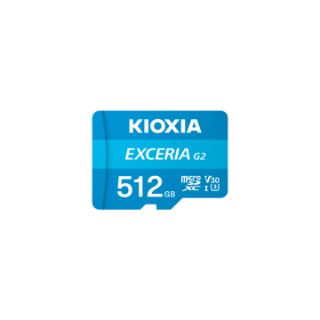 MICRO SD KIOXIA 512GB EXCERIA G2 W/ADAPTOR Kioxia - 1