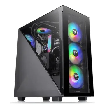 CAJA THERMALTAKE DIVIDER 300 TG ARGB ATX 2XUSB 3.2 SIN FUENTE NEGRO THERMALTAKE - 1