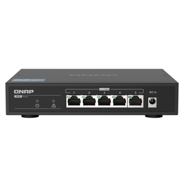 QNAP QSW-1105-5T SWITCH5PORT 2.5GBPSPERPAUTO NEG 2.5G/1G/100M UNM Qnap - 1