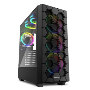 CAJA SHARKOON RGB HEX ATX 2XUSB3.0 SIN FUENTE NEGRO Sharkoon - 1