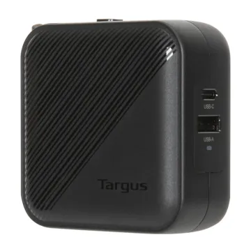 CARGADOR PORTATIL TARGUS 65 W GAN CHARGER - MULTI PORT - WITH TRAVEL ADAPTERS Targus - 1