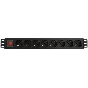 REGLETA RACK WP 19" 8 TOMAS ITA/SCHUKO C14 (VDE) WP - 1