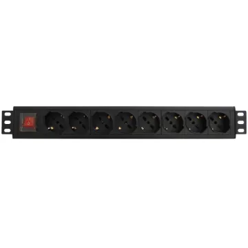 REGLETA RACK WP 19" 8 TOMAS ITA/SCHUKO C14 (VDE) WP - 1