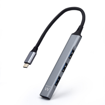 HUB EWENT USB3.2 GEN 1 USB-C 1 PUERTO USB 3.2 GEN1 + 3 PUERTOS USB 2.0 EWENT - 1