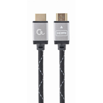 CABLE TRENZADO HDMI 2.0 4K 60HZ GEMBIRD SELECT PLUS CON ETHERNET 7.5M NEGRO Gembird - 1