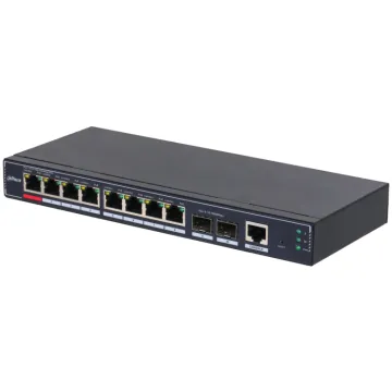 SWITCH IT DAHUA DH-SG4010P-2F 10-PORT MANAGED DESKTOP GIGABIT SWITCH 8-PORT POE Dahua Technology - 1