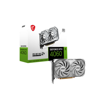 TARJETA GRAFICA MSI RTX 4060 VENTUS 2X WHITE 8GB OC Msi - 1