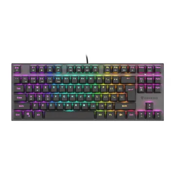 TECLADO GAMING GENESIS THOR 303 TKL RGB NEGRO MECANICO SWITCH OUTEMU ROJO Genesis - 1