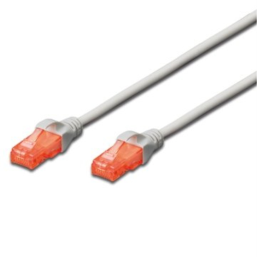 CABLE DE RED CAT 6 U/UTP DE 10 METROS EN COLOR GRIS EWENT - 1