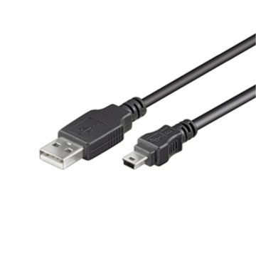 CABLE USB 2.0 A A B MINI M/M DE 1,8 METROS. EWENT - 1