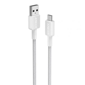 CABLE ANKER 322 USB-A A USB-C 0,9M BLANCO ANKER - 1