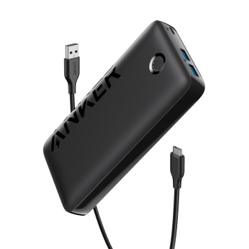POWERBANK ANKER 335 20K 22,5W USB-C CABLE NEGRO ANKER - 1