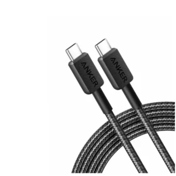 CABLE ANKER 310 USB-C A USB-C CABLE TRENZADO 0,9M 240W NEGRO ANKER - 1