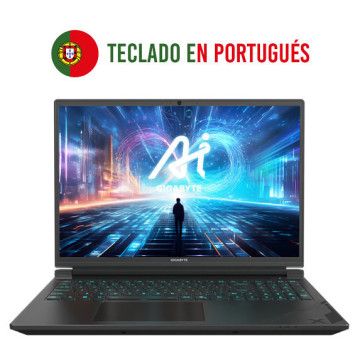 PORTATIL GIGABYTE G6X 9KG-43PT854SD I7-136250HX 4060 16GB DDR5 1TB 16" DOS GIGABYTE - 1