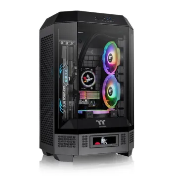 CAJA THERMALTAKE THE TOWER T300 BLACK ATX 2XUSB 3.0 SIN FUENTE NEGRO THERMALTAKE - 1