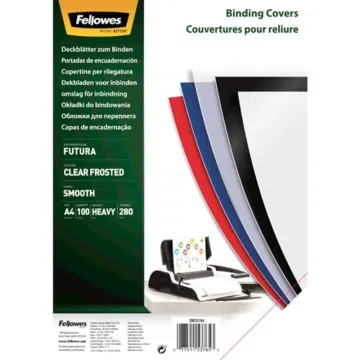 Capas de Polipropileno Fellowes 5376503/ A4/ 300 Microns/ 100 unidades/ Transparentes FELLOWES - 1