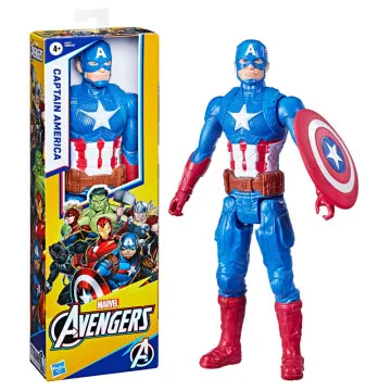 Figura Capitão América Deluxe Titan Hero Avengers Avengers Marvel 30cm HASBRO - 1